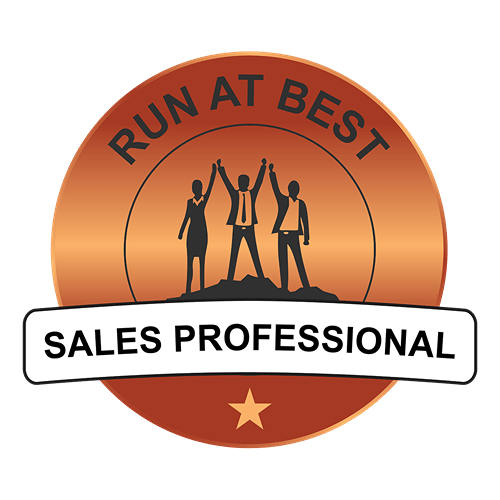 RUN AT BEST Sales Professional