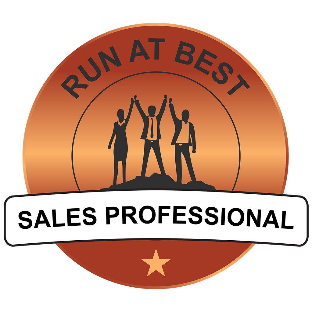 RUN AT BEST Sales Professional