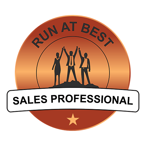 RUN AT BEST Sales Professional