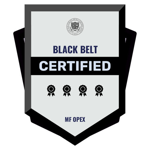BLACK BELT CERTIFICATION