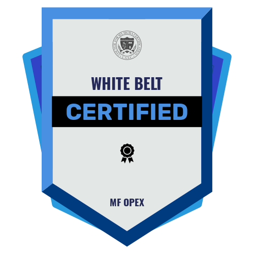 WHITE BELT CERTIFICATION