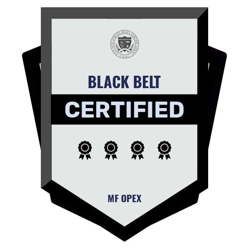 BLACK BELT CERTIFICATION