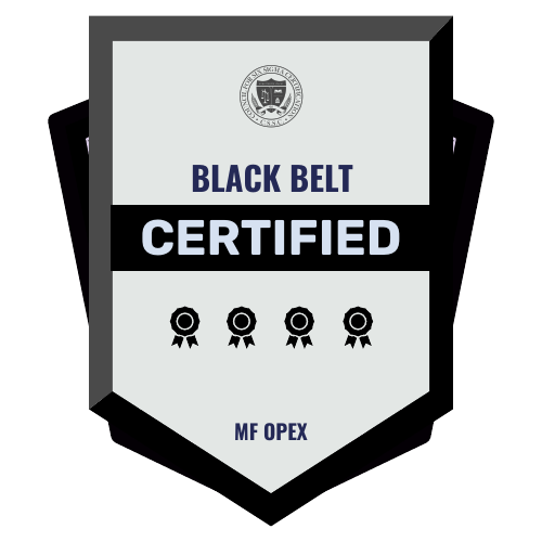 BLACK BELT CERTIFICATION