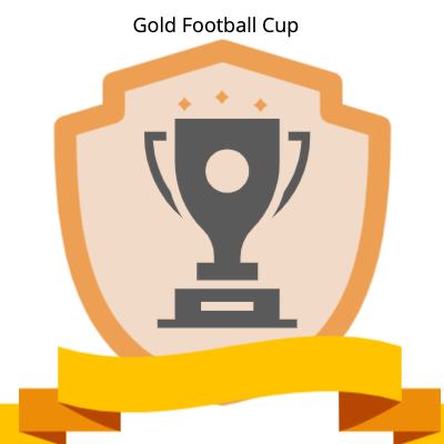 Gold Football Cup
