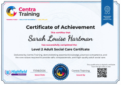Level 2 Adult Social Care Certificate