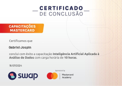 Inteligência Artificial Aplicada à Análise de Dados