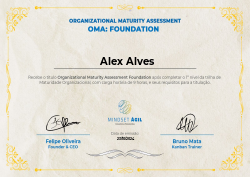 Organizational Maturity Assessment Foundation