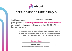 3ª Imersão para Gestores de Canais e Parcerias