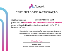 3ª Imersão para Gestores de Canais e Parcerias