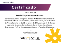 Finalistas Prêmio Conecta: Daniel