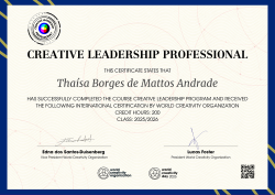 Creative Leadership Professional 2026