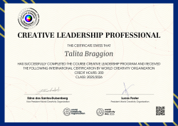 Creative Leadership Professional 2026