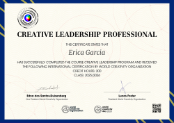 Creative Leadership Professional 2026