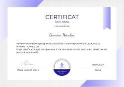 Cohorta 2 (09.2025 - 04.2026)