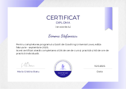 Diploma + badge UL - cohorta 1