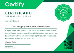 Redução CO2 - 300 KG
