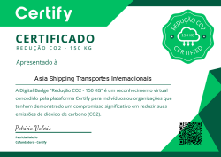 Redução CO2 - 150 KG