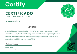 Redução CO2 - 75 KG