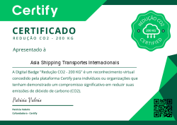 Redução CO2 - 200 KG