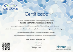 Programa de Liderança CEDAE - Módulo I: Comunicação Não Violenta