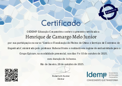 Grupo Epicure - Gestão e Fiscalização de Pleitos de Obras e Serviços de Contratos de Engenharia