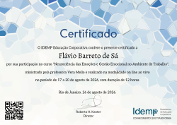 Neurociência das Emoções e Gestão Emocional no Ambiente de Trabalho