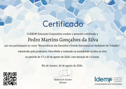 Neurociência das Emoções e Gestão Emocional no Ambiente de Trabalho
