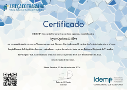 TRT5 - Gerenciamento de Riscos e Controles nas Organizações