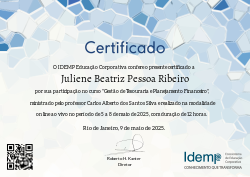 Gestão de Tesouraria e Planejamento Financeiro