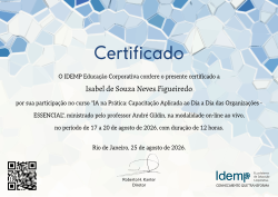 IA na Prática: Capacitação Aplicada ao Dia a Dia das Organizações - ESSENCIAL