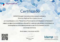 TechnipFMC - Técnicas Para se Transformar em um Multiplicador de Treinamento