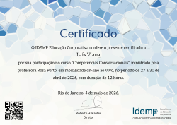 Competências Conversacionais