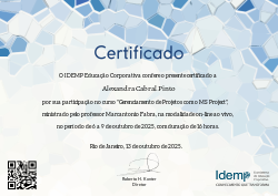 Gerenciamento de Projetos com o MS Project