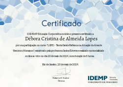 LGPD - Teoria Geral e Reflexos na Atuação da Área de Recursos Humanos