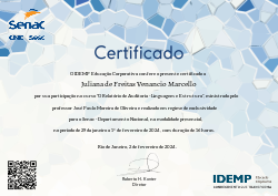 SENAC - DN - O Relatório de Auditoria - Linguagem e Estrutura