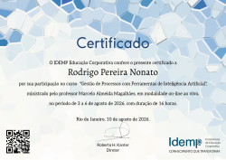 Gestão de Processos com Ferramentas de Inteligência Artificial
