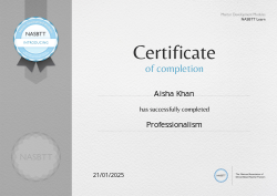 Professionalism