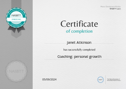 Coaching: personal growth