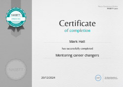 Mentoring career changers