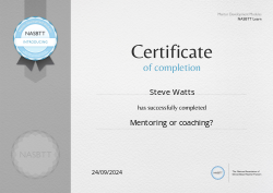 Mentoring or coaching?