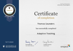 Adaptive Teaching