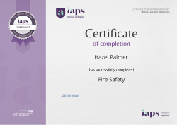 Fire Safety