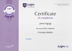 Primary Maths