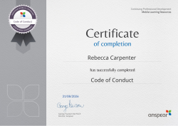 Code of Conduct