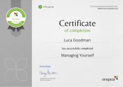 Managing Yourself