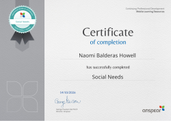 Social Needs