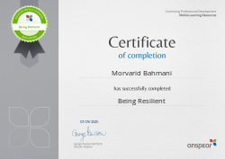 Being Resilient