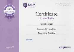 Teaching Poetry