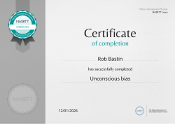 Unconscious bias