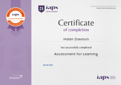 Assessment for Learning
